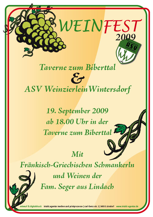 Weinfest in Wintersdorf