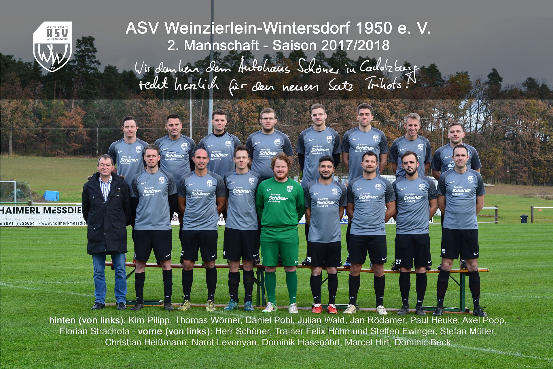 Mannschaftsbild 2017