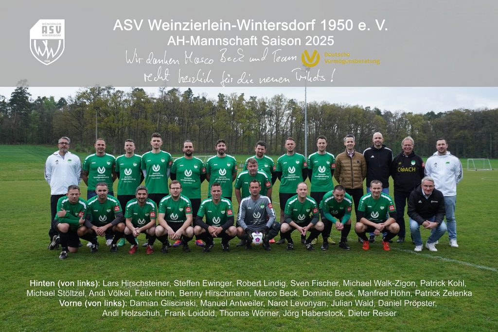 AH (Ü32) des ASV Weinzierlein-Wintersdorf