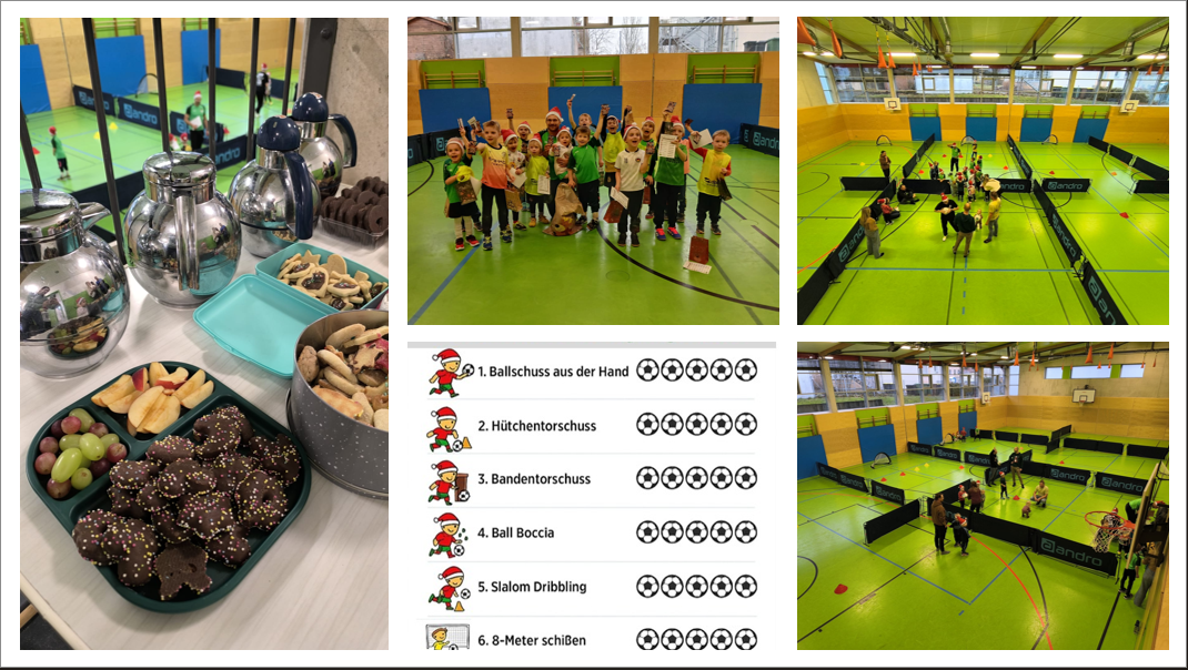 Weihnachtstraining der U7/U5 – Ein sportliches Fest voller Spaß!